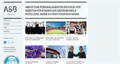 Desktop Screenshot of ab-events.de