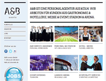 Tablet Screenshot of ab-events.de